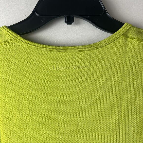 NWT Outdoor Voices Men's Seamless Pique Tank Top Green Apple Size Large - Picture 7 of 7